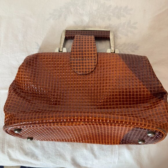 Vintage Leather Project Bag - Picture 2 of 8